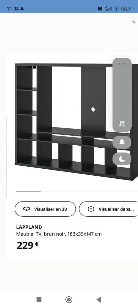 Tv kast, Maison & Meubles, Armoires | Mobilier de télévision, Comme neuf, 100 à 150 cm, 150 à 200 cm, Enlèvement