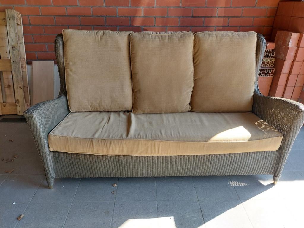 lounge zetels rotan met kussens, Tuin en Terras, Ophalen, Rotan