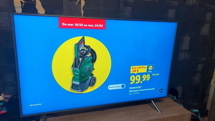 Tv samsung q led 139 cm. 4k , q led, fonctionne parfaitement, TV, Hi-fi & Vidéo, Appareils professionnels, Audio, Enlèvement