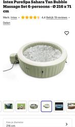 Intex Hottub diameter 2m16 marine blue., Jardin & Terrasse, Bains à remous et Spas, Enlèvement, Utilisé, Tapis de sol, Gonflable