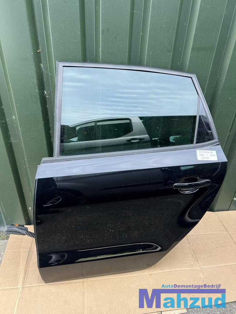 VW POLO 6R 6C Zwart Links achter deur portier 2009-2015, Auto-onderdelen, Gebruikt, Volkswagen AG, Vw@volkswagen.de, Achter