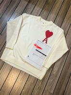 Witte Ami paris trui-heren, Kleding | Heren, T-shirts, Verzenden, Zo goed als nieuw, Maat 48/50 (M), Wit