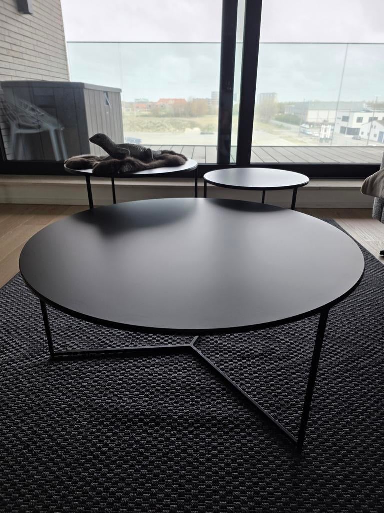 Set salon/bijzettafeltjes, Ophalen, Gebruikt, Modern, industrieel, Rond