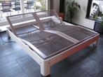 Auping Auronde 180x200 met elektrische bedbodems, Huis en Inrichting, Ophalen, Gebruikt, Wit, Tweepersoons
