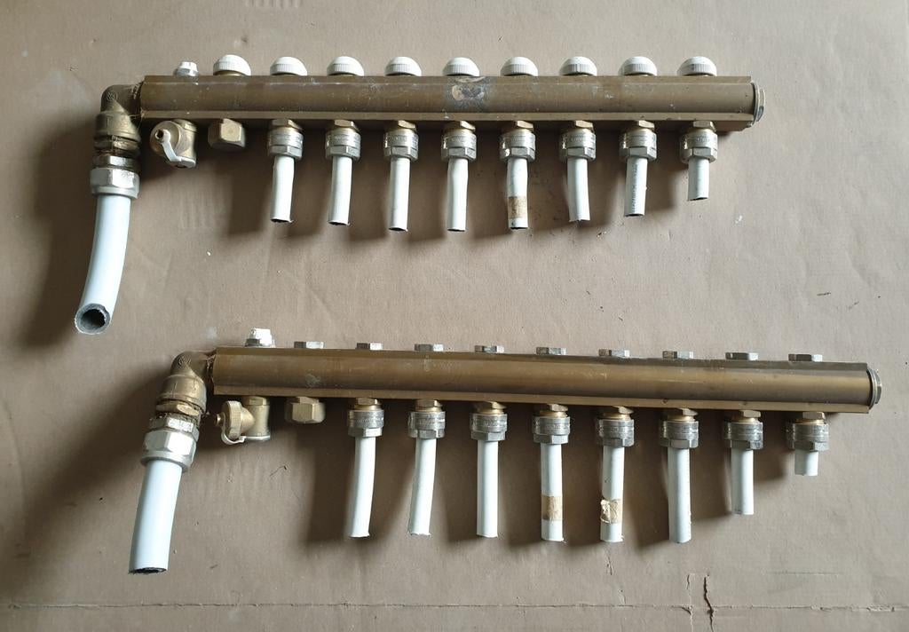 collecteur de chaleur avec accessoires - 10 branches, Bricolage & Construction, Chauffage & Radiateurs, Enlèvement