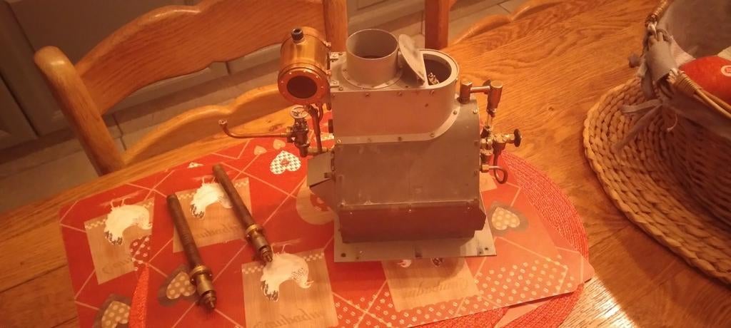 Chaudière vapeur rc bateau, Enlèvement