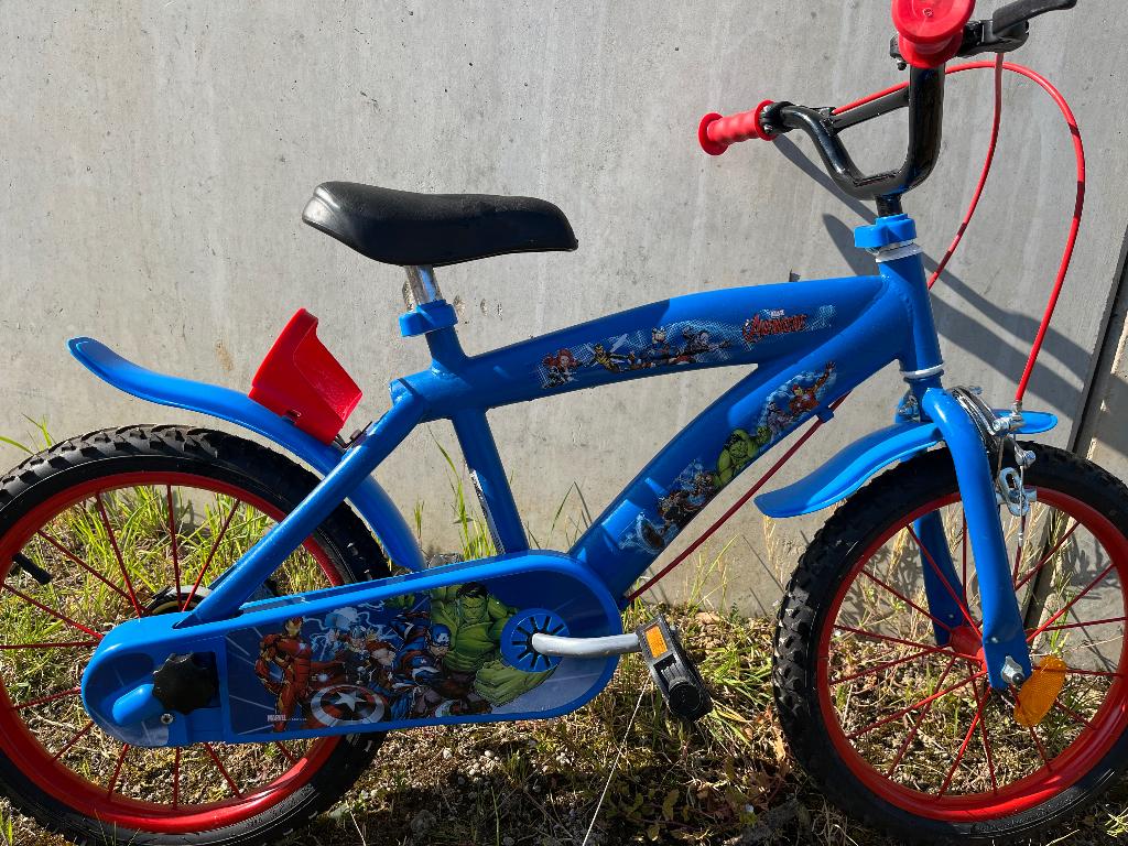 Vélo Marvel 16 pouces, Vélos & Vélomoteurs, Enlèvement, Comme neuf, 16 à 20 pouces
