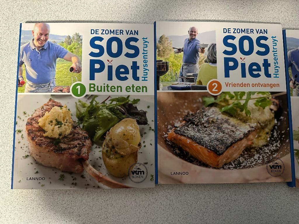 Kookboeken SOS Piet, Ophalen, Zo goed als nieuw, Piet Huysentruyt, Nederland en België