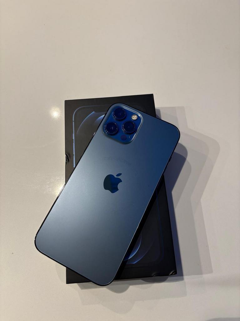 Iphone 12 pro max 128gb pacific blue, Télécoms, Téléphonie mobile | Apple iPhone, Enlèvement ou Envoi, Reconditionné, 128 GB, IPhone 12