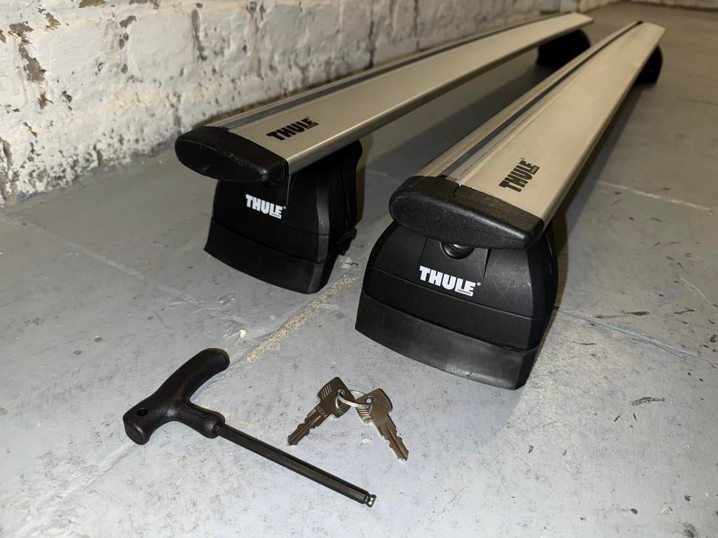 Thule WingBar Evo - universele dakdragers van 120 cm, Auto diversen, Dakkoffers, Ophalen, Zo goed als nieuw