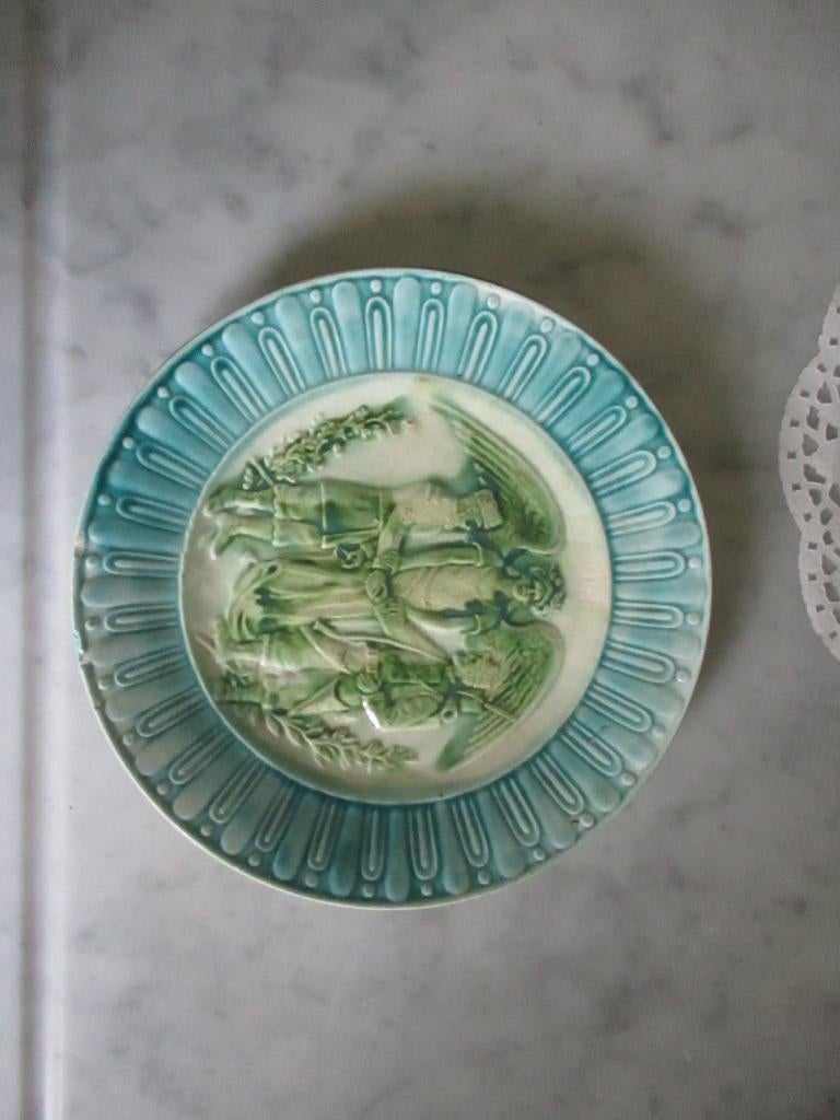 Assiette ancienne Onnaing Alliance Franco-Russe, Antiquités & Art, Enlèvement ou Envoi