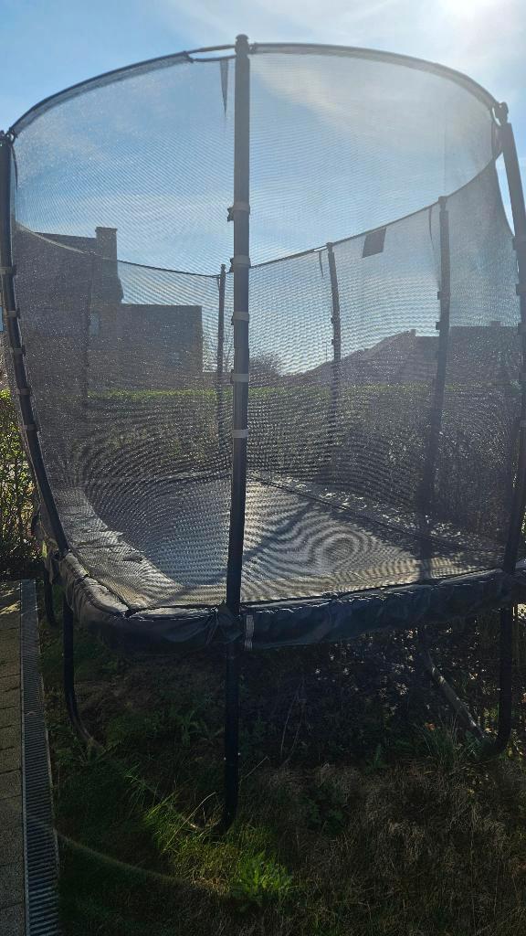 Complete Rechthoekige EXIT Trampoline (214 x 366 cm), Kinderen en Baby's, Speelgoed | Buiten | Trampolines, Gebruikt, Ophalen