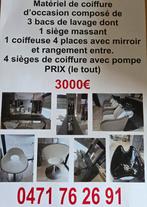 Vente occasion mobilier coiffure