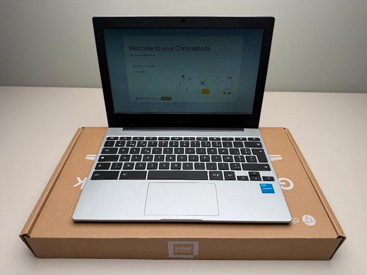 New Galaxy Chromebook Go, 11,6", 4GB, 64GB, Computers en Software, Chromebooks, Nieuw, 11 inch, 4 GB of minder, 64 GB, Azerty