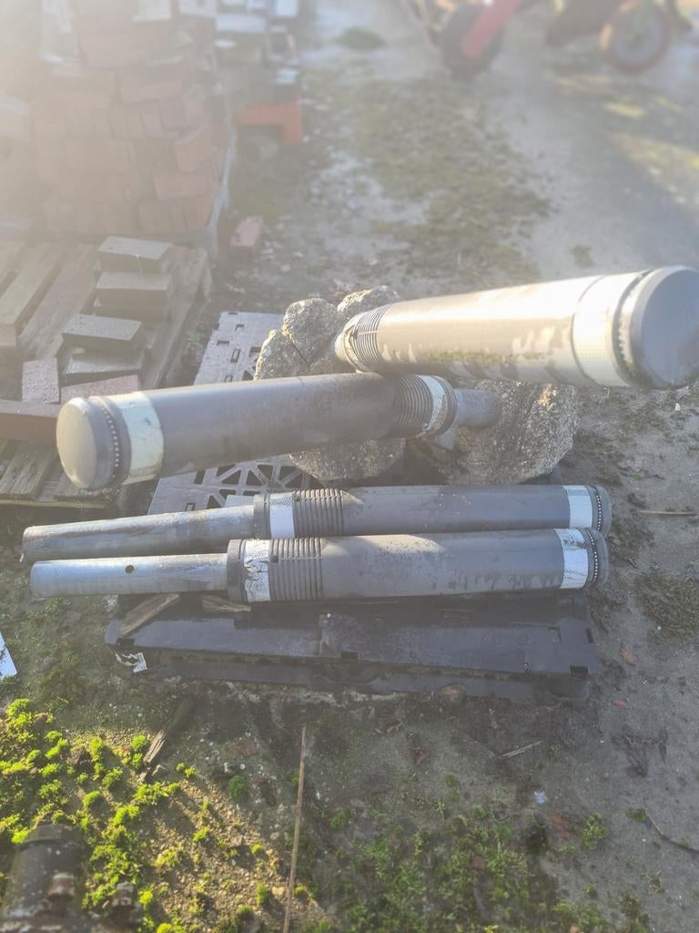 Reflectorpaal verkeerzuil palen amsterdammertje, Ophalen, Gebruikt, Minder dan 180 cm, Palen