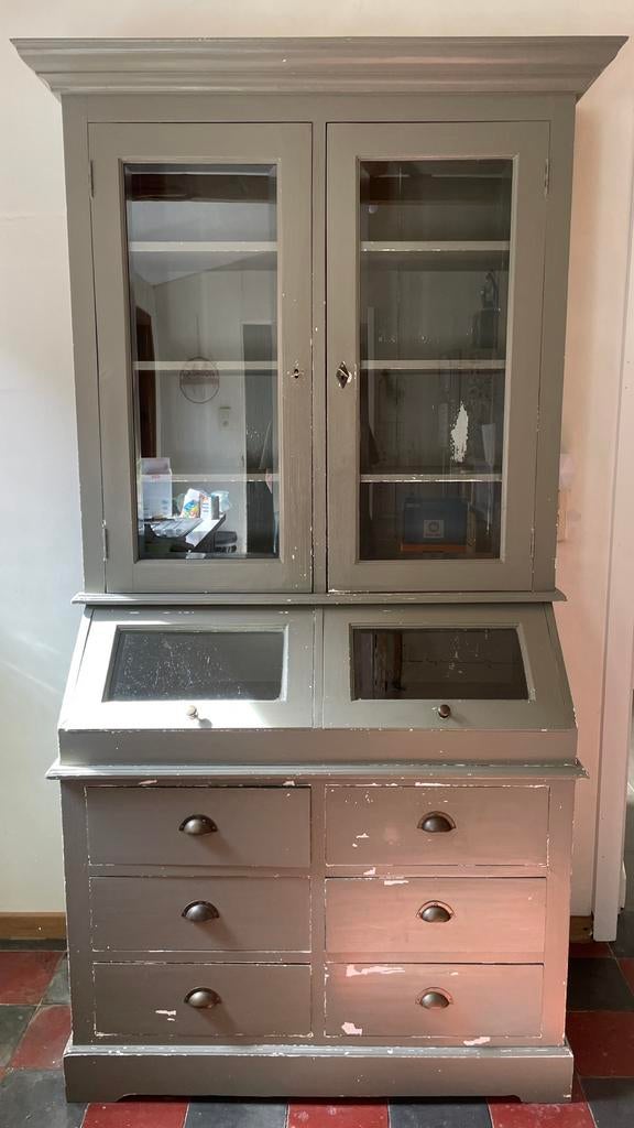 Oude kast, Avec tablette(s), 100 à 150 cm, Enlèvement, Utilisé