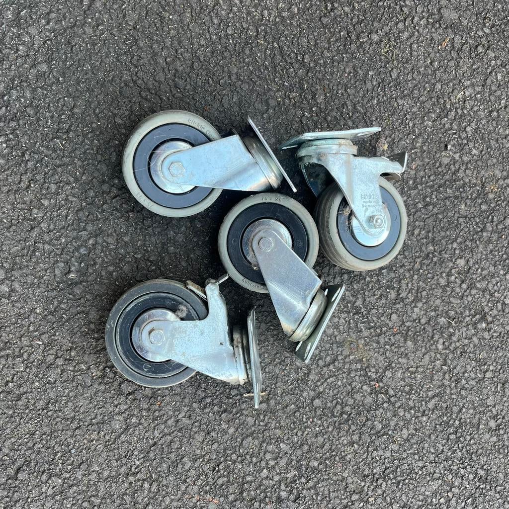 Zwenkwielen, Doe-het-zelf en Bouw, Zwenkwielen, Ophalen, Zo goed als nieuw