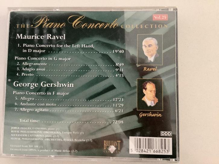 Pianoconcerto’s, Cd's en Dvd's, Cd's | Klassiek, Zo goed als nieuw, Ophalen