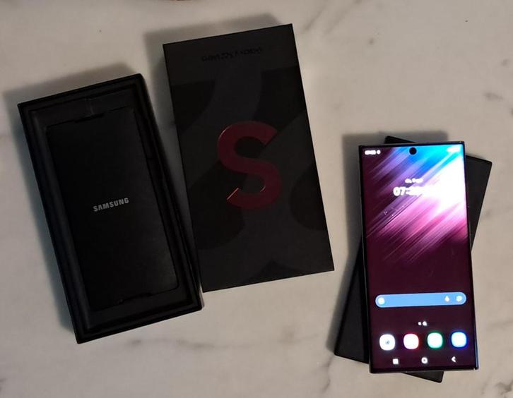 Samsung Galaxy S22 Ultra 256GB, Télécoms, Téléphonie mobile | Samsung, Utilisé, Galaxy S22, 256 GB, Écran tactile, Rose, Enlèvement