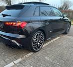 Audi A3 Sportback 2.0 TFSI S3 Quattro 333 PK SONOS PANO HUD, Auto's, Automaat, 4 cilinders, Zwart, Leder