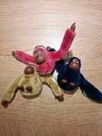 3 sleutelhangers Kipling aapjes, Verzamelen, Ophalen of Verzenden, Gebruikt, Knuffel of Figuurtje