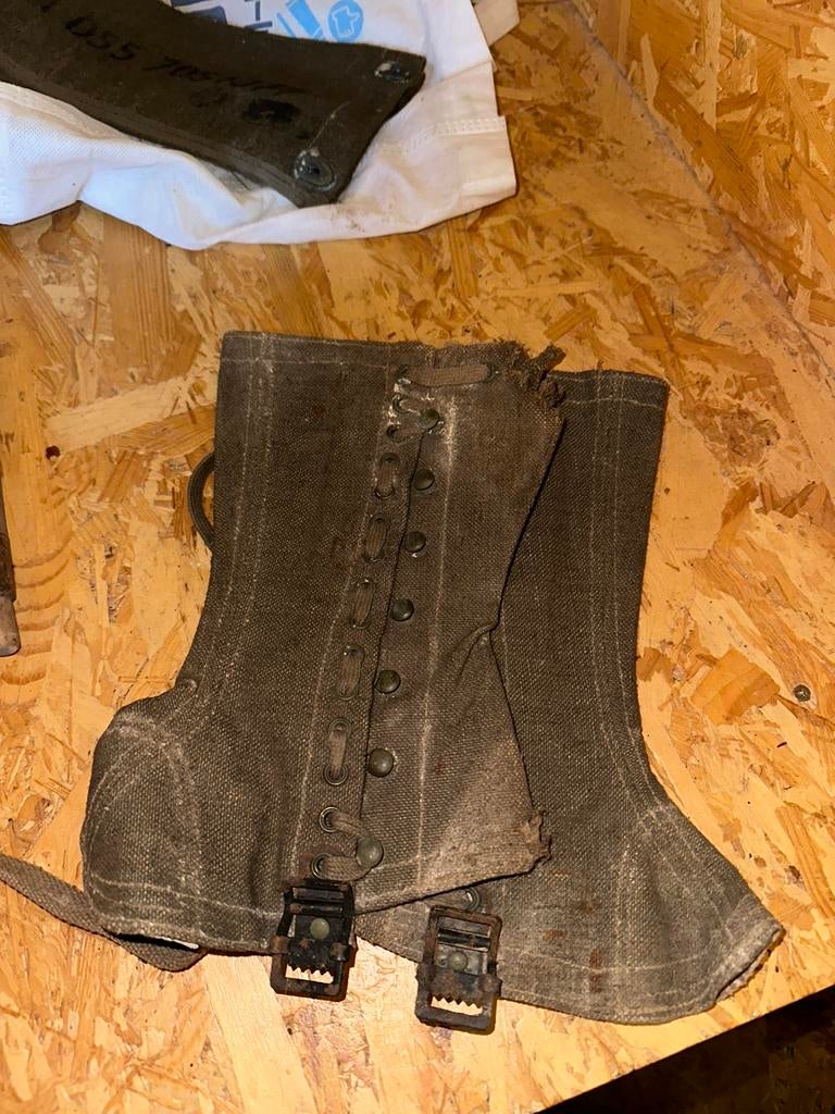 Guêtres ww2, Collections, Enlèvement ou Envoi, Armée de terre, Vêtements ou Chaussures