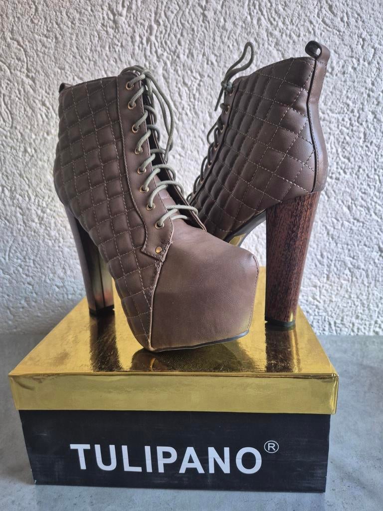 Tulipano Hoge Hakken Laarzen - Maat 40, Neuf, Autres couleurs, Chaussures à haut talons, Enlèvement