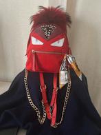 Fendi Monster Bugs sac à dos rouge nylon, Enlèvement ou Envoi, Utilisé, Rouge, Sac à bandoulière