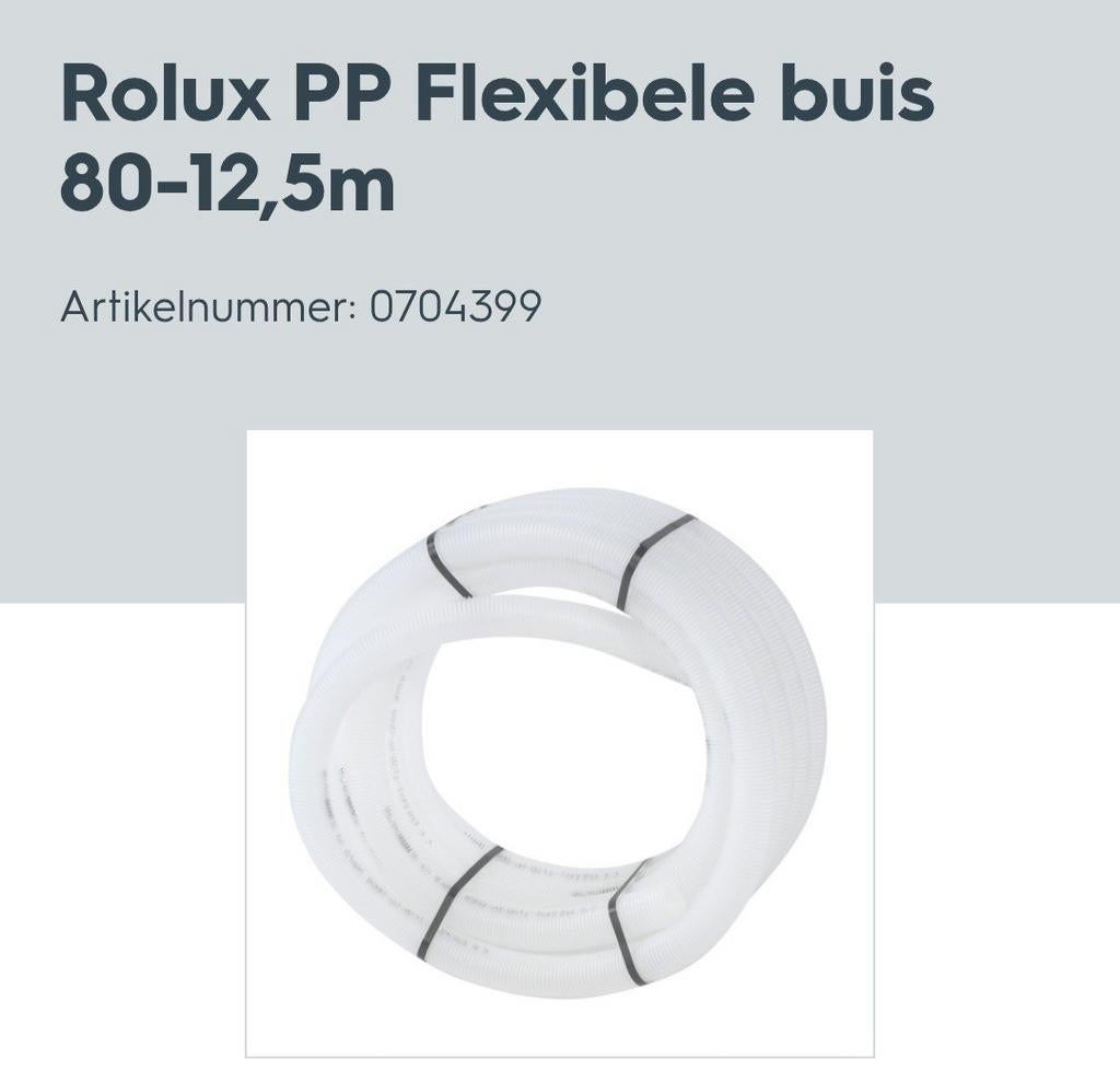 Ubbink rolex PP Flexibele buis 80mm, Ophalen