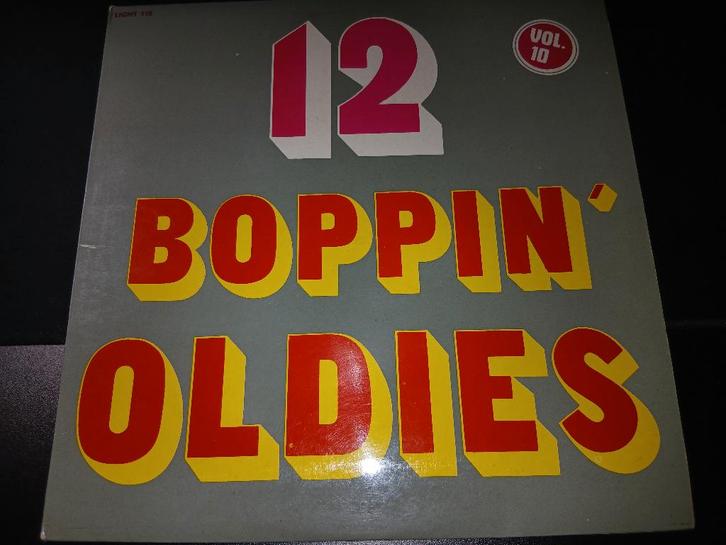 12 Boppin' Oldies Vol 10 - Lp Popcorn Oldies, CD & DVD, Vinyles | R&B & Soul, Comme neuf, Soul, Nu Soul ou Neo Soul, 1960 à 1980