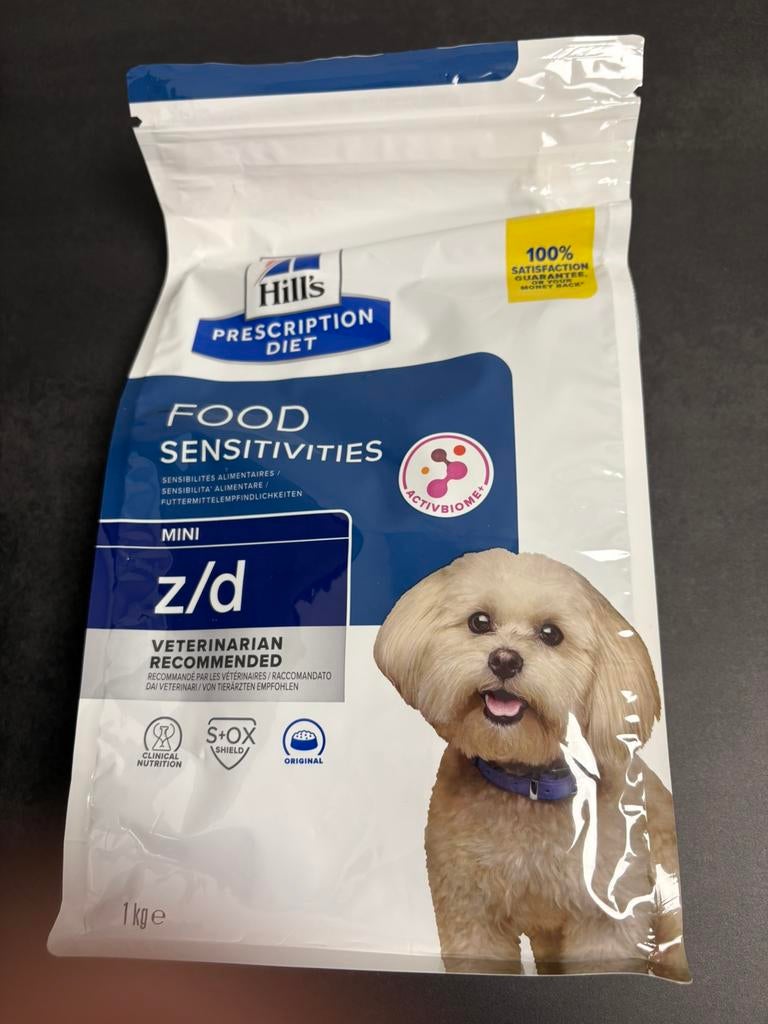 Hill’s Z/D hond mini 1 kg hondenvoeding, Ophalen