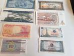 lot 8 billets du monde -collection, Enlèvement ou Envoi, Autres pays, Billets en vrac