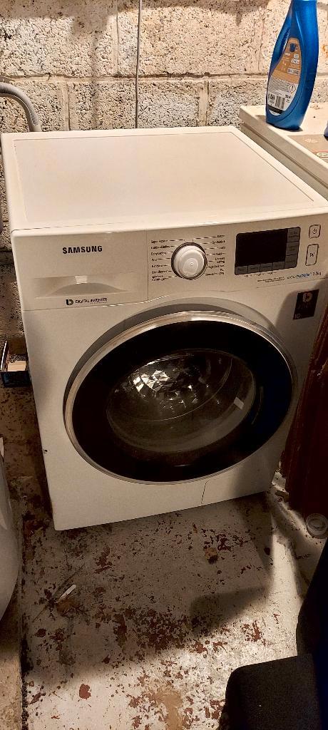 Lave-linge SAMSUNG EcoBubble 7kg - Moteur Digital Inverter, Electroménager, Lave-linge, Comme neuf, Enlèvement