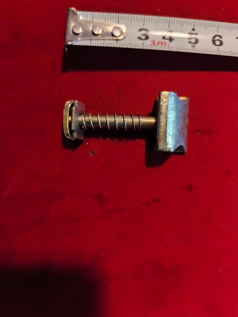 Metalen schroef met geïntegreerde veer ️, Ophalen of Verzenden, Zo goed als nieuw, Inox, Schroeven