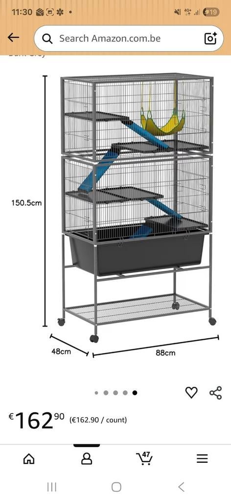 cage à rats. cage à rongeurs, cage à chinchillas, Animaux & Accessoires, Enlèvement, Cage