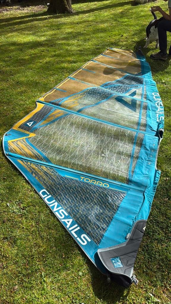 Windsurfzeil Gunsails Toro ( wave) 5.0, Sports nautiques & Bateaux, Enlèvement, Comme neuf