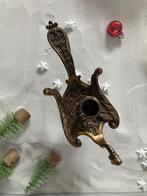 Vintage Phoenix Franse koperen kandelaar, Enlèvement, Cuivre ou Bronze