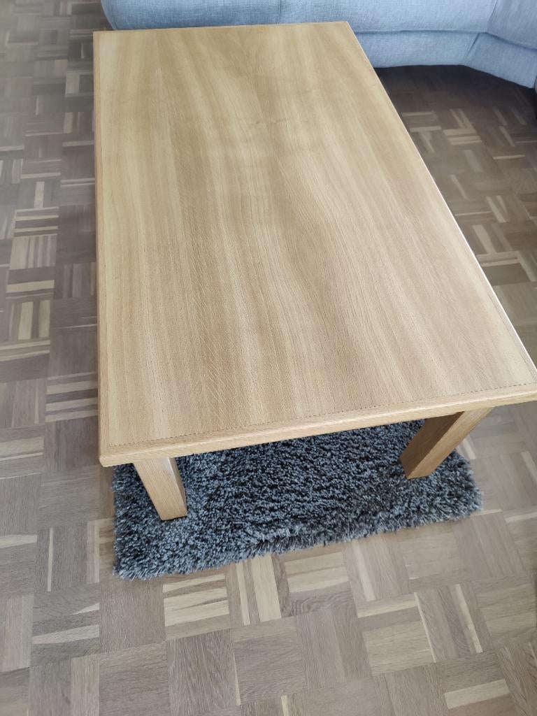Handgemaakte eiken salontafel, Ophalen, 50 tot 100 cm, 100 tot 150 cm, Eikenhout