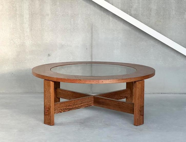 Scandinavische mid-century coffeetable 1970s, Antiquités & Art, Antiquités | Meubles | Tables, Enlèvement