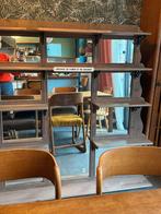 Superbe meuble haut de bar/ étagères, plaquette , miroirs, Huis en Inrichting, Kasten | Wandmeubels, Ophalen, Gebruikt, 150 tot 200 cm