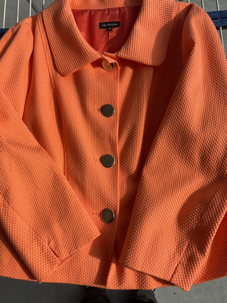 Zomers damesjasje CAROLINE BISS, Ophalen of Verzenden, Zo goed als nieuw, Maat 46/48 (XL) of groter, Oranje