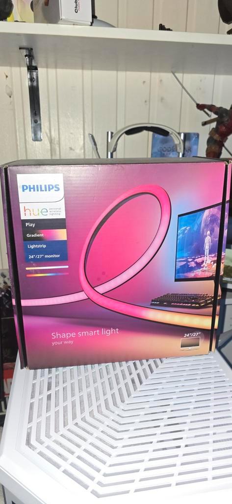 Philips by Signify Hue Play gradient lightstrip pour PC, TV, Hi-fi & Vidéo, Télévisions, Autres marques, Enlèvement ou Envoi