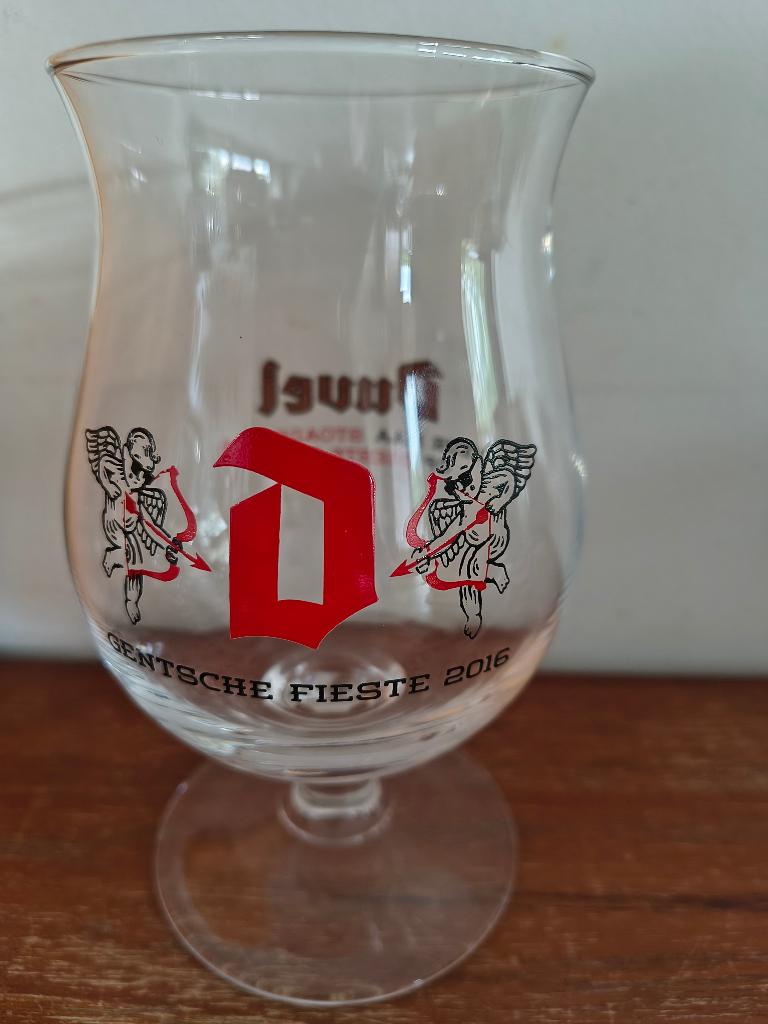 Duvel glas Gentse Feesten 2016, Enlèvement, Comme neuf, Verre ou Verres, Duvel