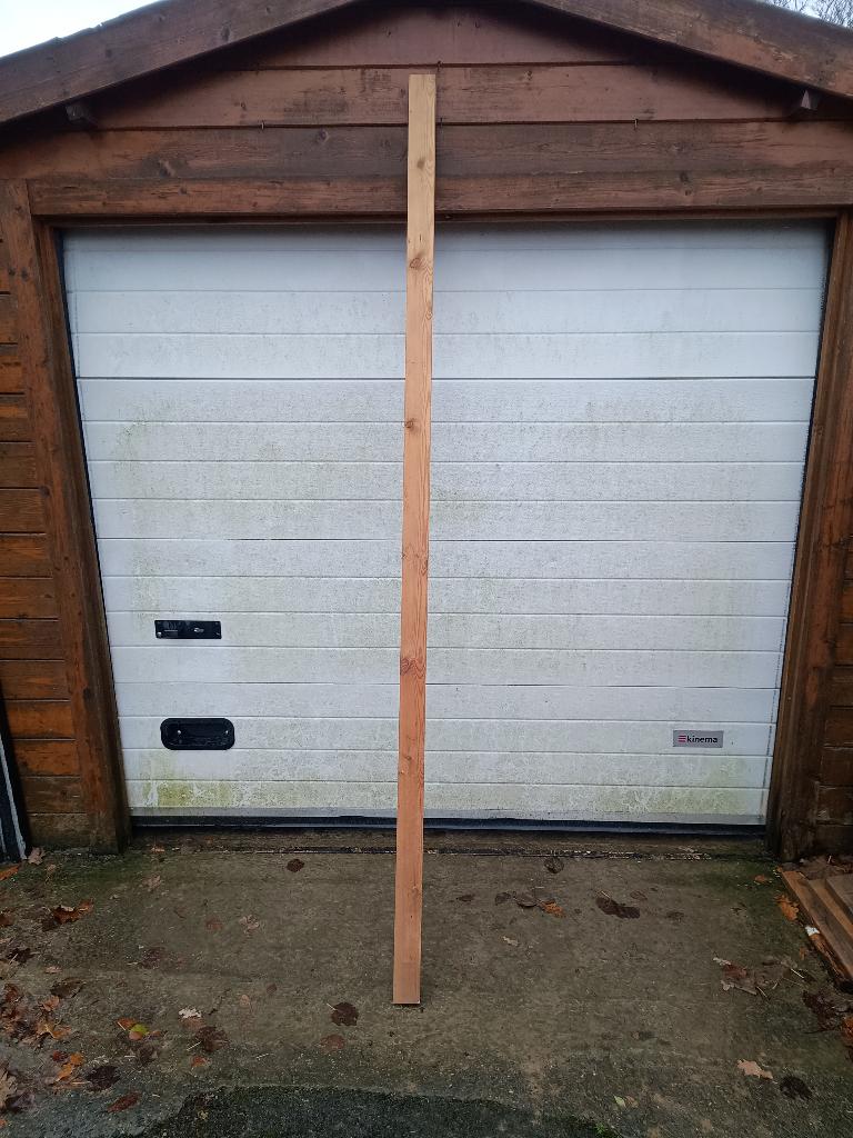 Houten balken, Doe-het-zelf en Bouw, Ophalen, Gebruikt, 200 tot 250 cm, 50 mm of meer