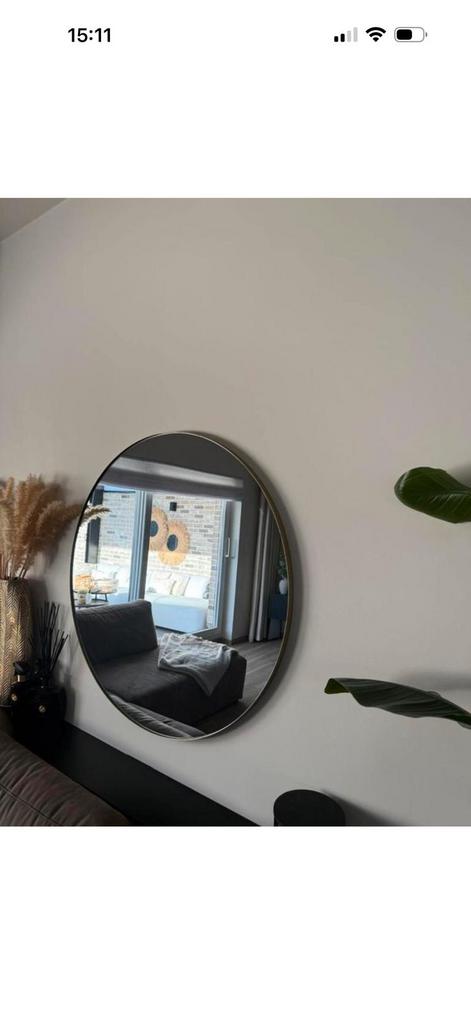 Miroir rond 1 m maison du monde, Enlèvement, Comme neuf, Rond