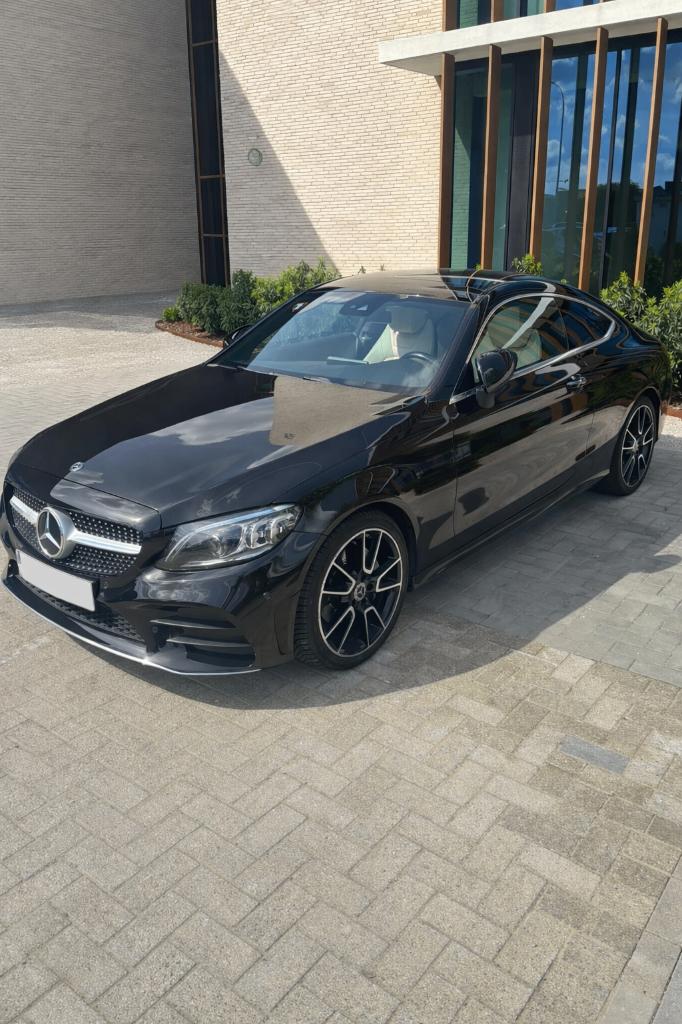 Mercedes C200D, Autos, Cuir, 2 portes, Automatique, Particulier