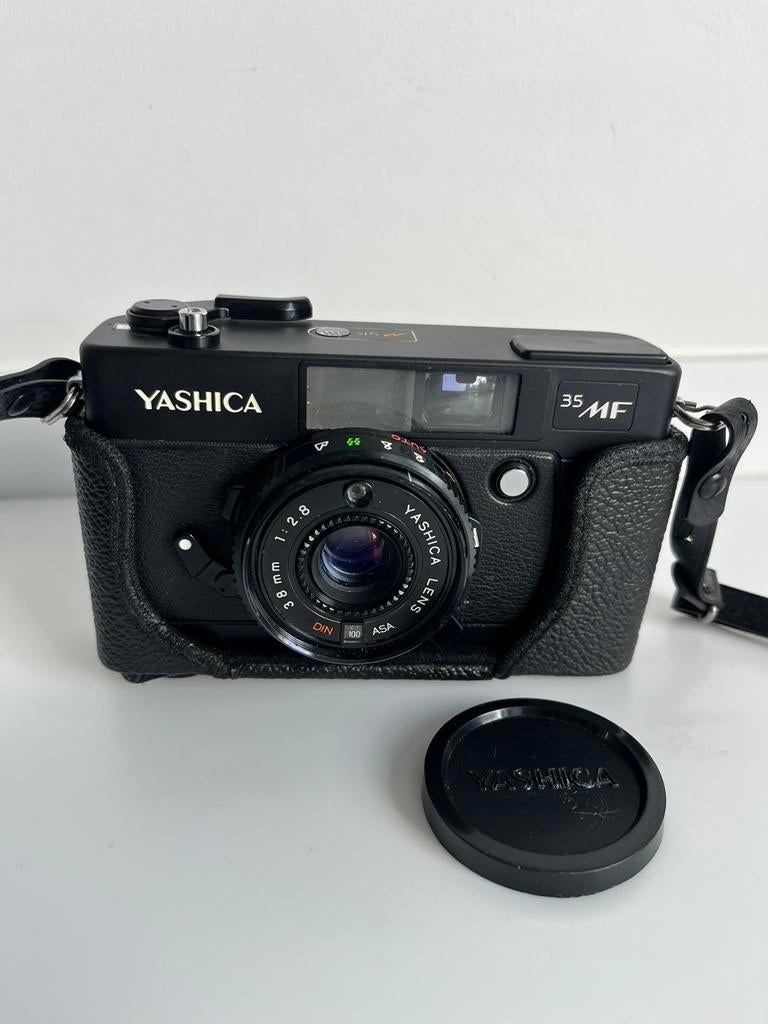 Prachtige Yashica 35 MF – Vintage Rangefinder Camera, Audio, Tv en Foto, Fotocamera's Analoog, Ophalen, Gebruikt