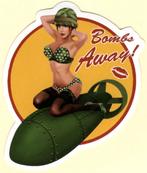 Pin Up Girl Bombs Away sticker #203, Verzamelen, Verzenden, Nieuw