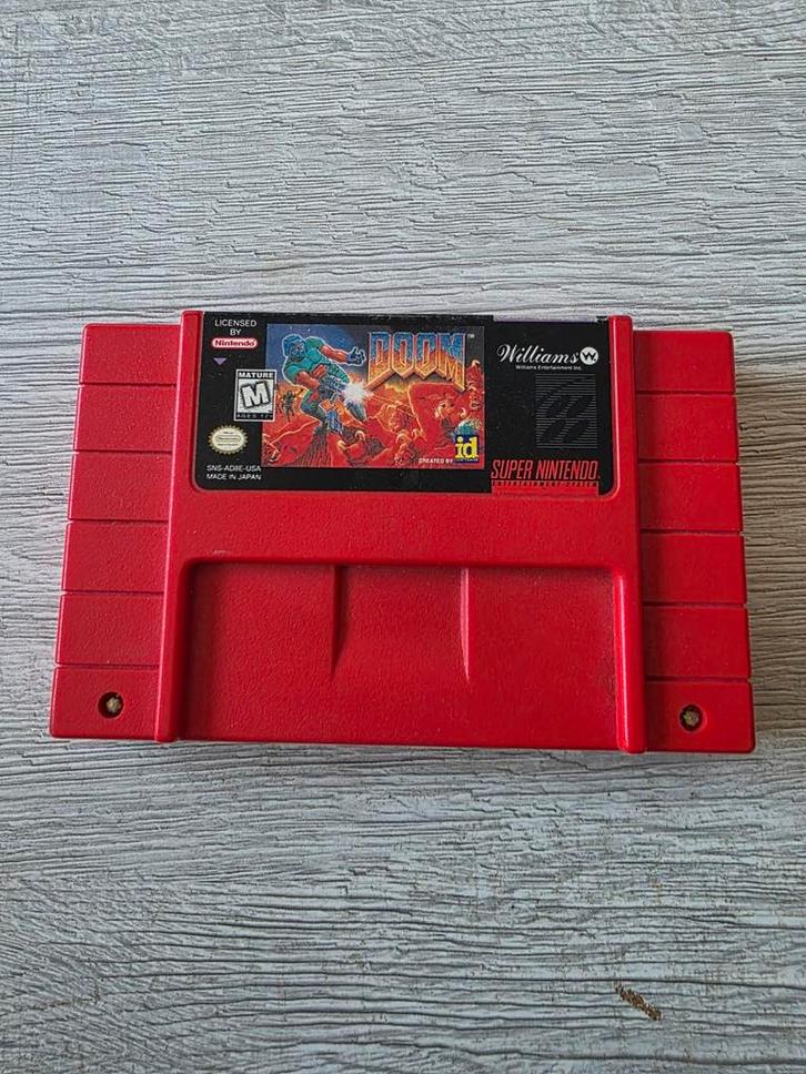 Doom – Super Nintendo – Version NTSC-USA, Consoles de jeu & Jeux vidéo, Jeux | Nintendo Super NES, Utilisé, Shooter, 1 joueur