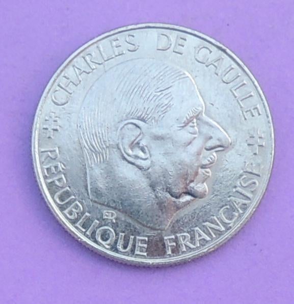 FRANCE 1958-1988 1 franc Charles DE GAULLE, Envoi, France, Monnaie en vrac